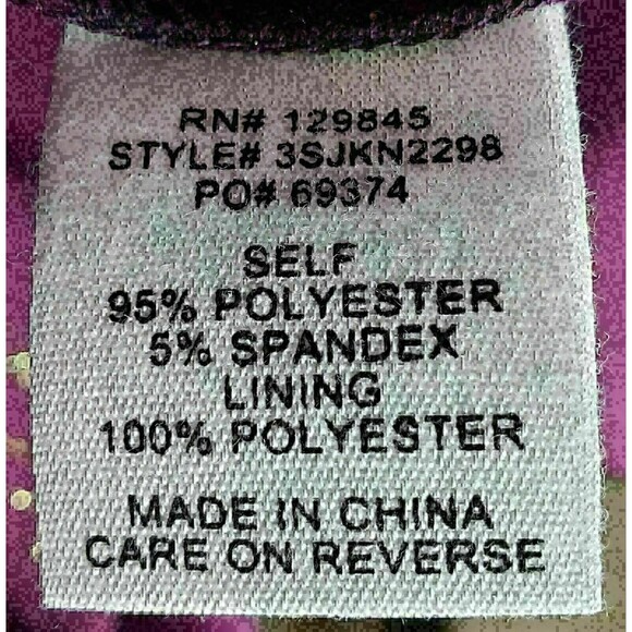 Bailey Blue Plum Gold Sparkle Party Evening Dress Size Large NWT - Picture 4 of 5